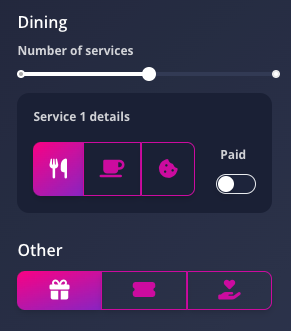 Configurable crew services